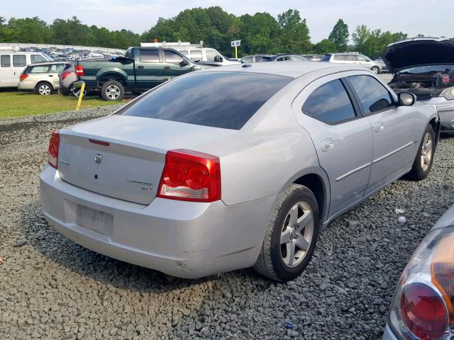 2B3CA3CV2AH187520 - 2010 DODGE CHARGER SX SILVER photo 4