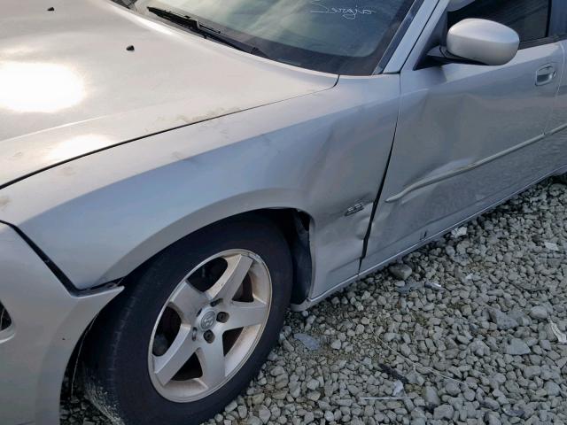 2B3CA3CV2AH187520 - 2010 DODGE CHARGER SX SILVER photo 9