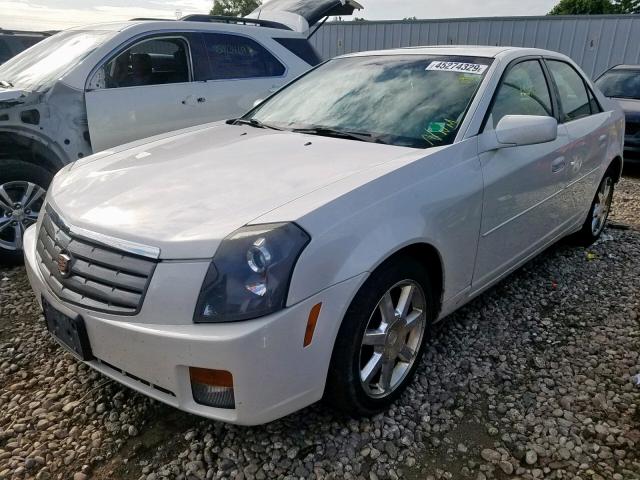 1G6DP567250182258 - 2005 CADILLAC CTS HI FEA WHITE photo 2