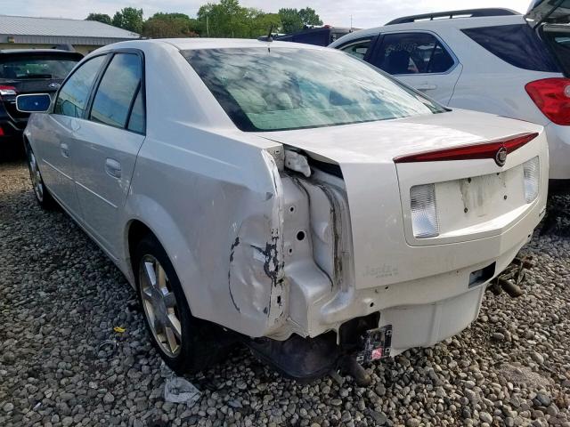 1G6DP567250182258 - 2005 CADILLAC CTS HI FEA WHITE photo 3