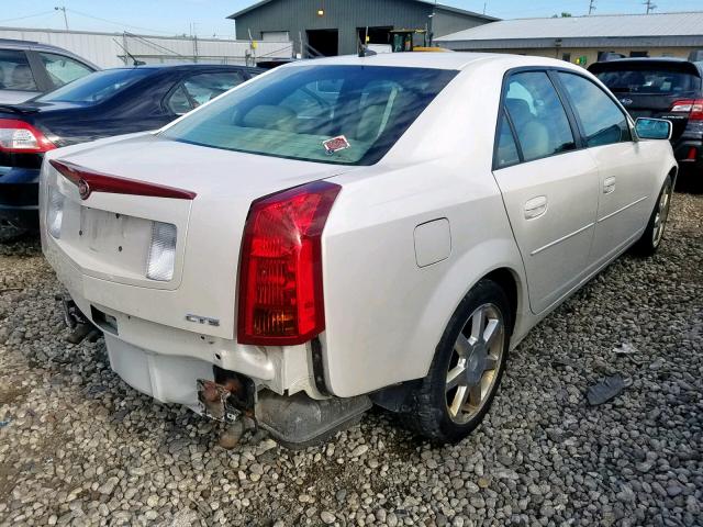 1G6DP567250182258 - 2005 CADILLAC CTS HI FEA WHITE photo 4