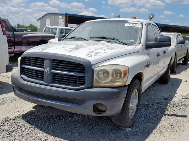 3D7KR28T49G562121 - 2009 DODGE RAM 2500 WHITE photo 2