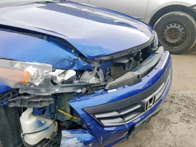 1HGCS1B82BA800748 - 2011 HONDA ACCORD EXL BLUE photo 9