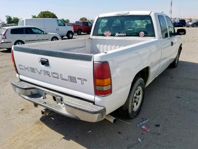 2GCEC19V111136497 - 2001 CHEVROLET SILVERADO WHITE photo 4