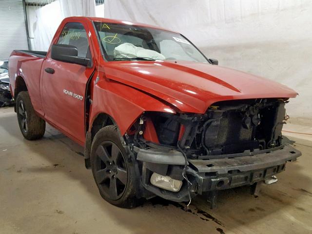 3C6JD7AT9CG263038 - 2012 DODGE RAM 1500 S RED photo 1