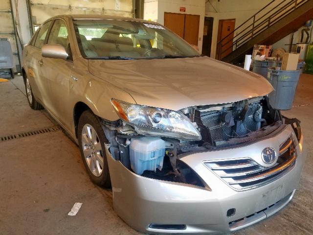 JTNBB46K293049310 - 2009 TOYOTA CAMRY HYBR TAN photo 1