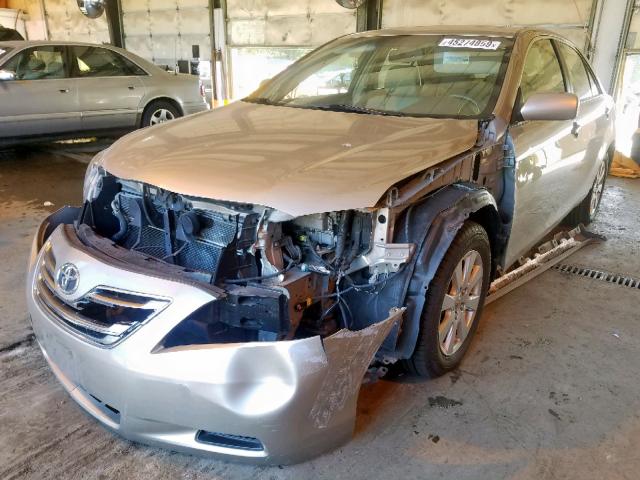 JTNBB46K293049310 - 2009 TOYOTA CAMRY HYBR TAN photo 2