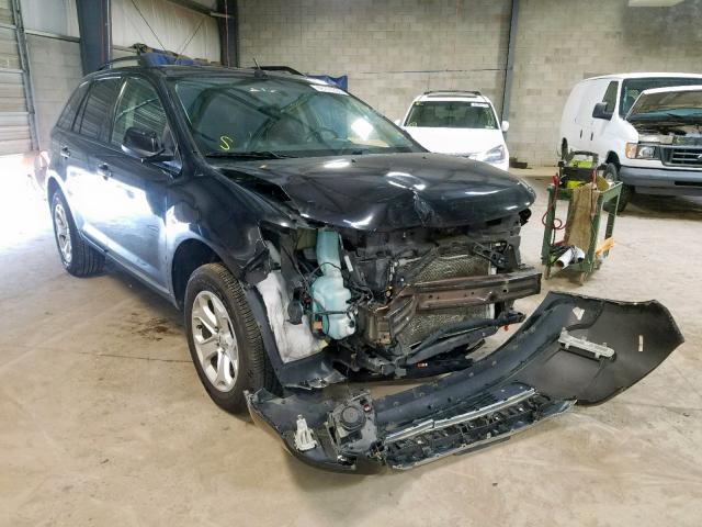 2FMDK3JC2BBB25438 - 2011 FORD EDGE SEL BLACK photo 1