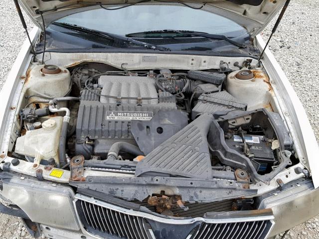 6MMAP67P02T000044 - 2002 MITSUBISHI DIAMANTE L WHITE photo 7