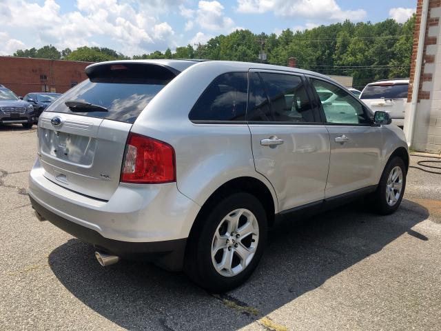 2FMDK3JC1DBA30534 - 2013 FORD EDGE SEL SILVER photo 4