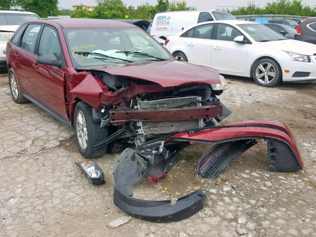 1G1ZT64835F100981 - 2005 CHEVROLET MALIBU MAX 栗色 照片 1