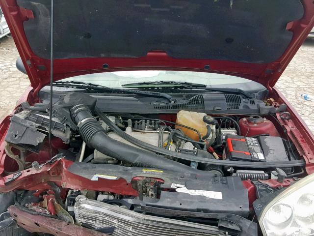 1G1ZT64835F100981 - 2005 CHEVROLET MALIBU MAX 栗色 照片 7