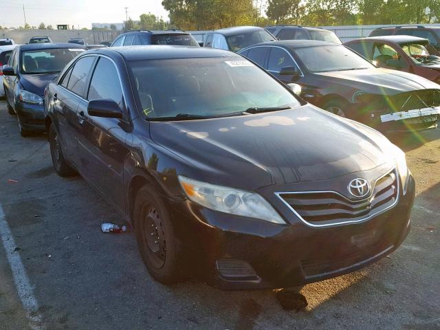 4T1BF3EK4BU165768 - 2011 TOYOTA CAMRY BASE BLACK photo 1