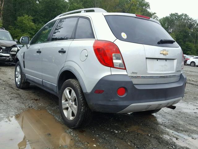 3GNAL2EK1ES509281 - 2014 CHEVROLET CAPTIVA LS SILVER photo 3