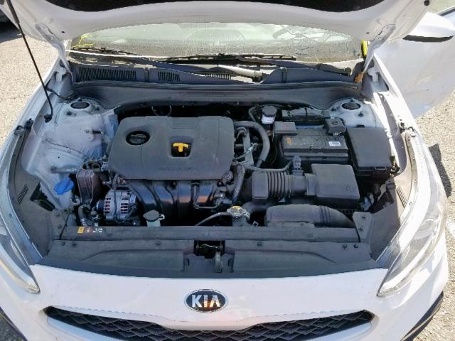 3KPF24AD6KE046780 - 2019 KIA FORTE FE WHITE photo 7