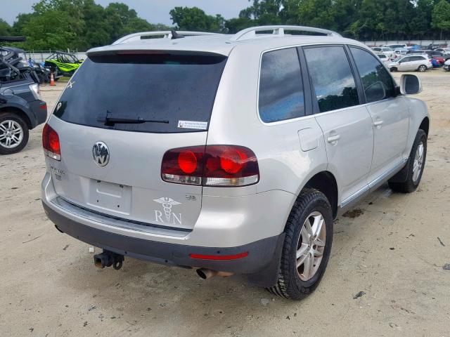 WVGBE77L19D007365 - 2009 VOLKSWAGEN TOUAREG 2 SILVER photo 4
