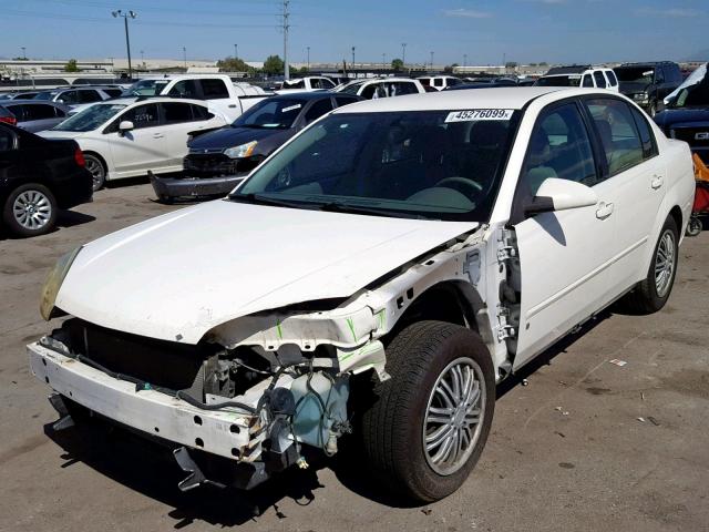 1G1ZT58NX8F130705 - 2008 CHEVROLET MALIBU LT WHITE photo 2