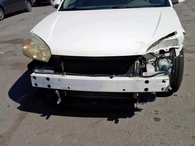 1G1ZT58NX8F130705 - 2008 CHEVROLET MALIBU LT WHITE photo 9