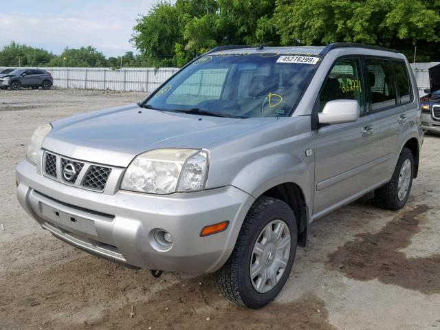 JN8BT08V16W209760 - 2006 NISSAN X-TRAIL XE SILVER photo 2