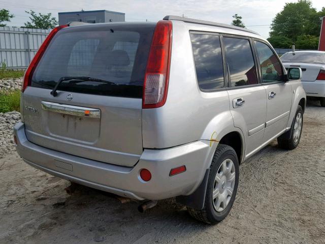 JN8BT08V16W209760 - 2006 NISSAN X-TRAIL XE SILVER photo 4