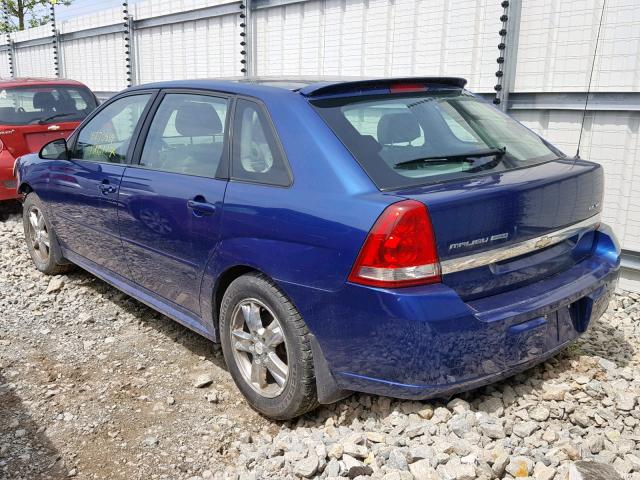 1G1ZT64835F325921 - 2005 CHEVROLET MALIBU MAX 蓝色 照片 3