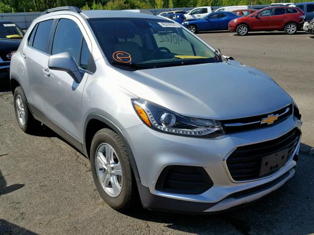 3GNCJLSB9HL140421 - 2017 CHEVROLET TRAX 1LT SILVER photo 1