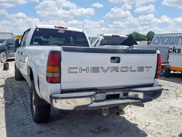 1GTHC23D66F235822 - 2006 GMC SIERRA C25 WHITE photo 3