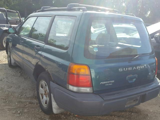 JF1SF6353YH715469 - 2000 SUBARU FORESTER L GREEN photo 3