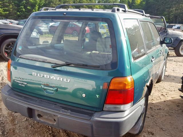 JF1SF6353YH715469 - 2000 SUBARU FORESTER L GREEN photo 4