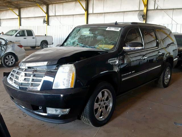 1GYFK66817R357269 - 2007 CADILLAC ESCALADE E BLACK photo 2