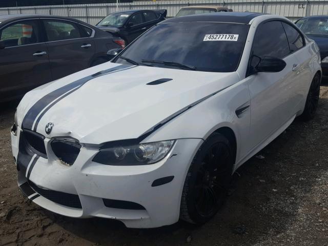 WBSKG9C57BE367783 - 2011 BMW M3 WHITE photo 2