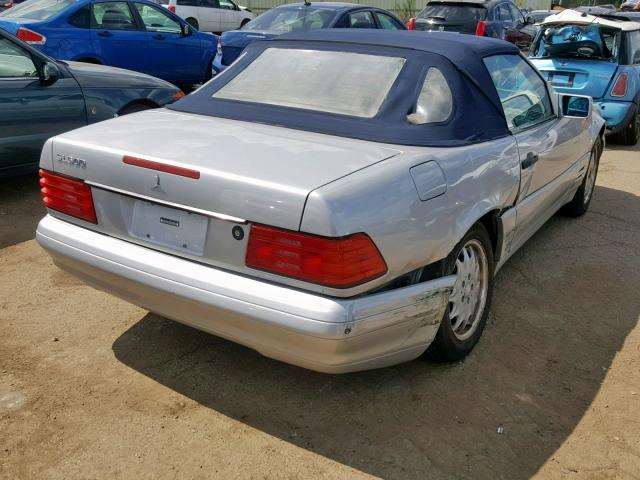 WDBFA67F7WF169652 - 1998 MERCEDES-BENZ SL 500 SILVER photo 4