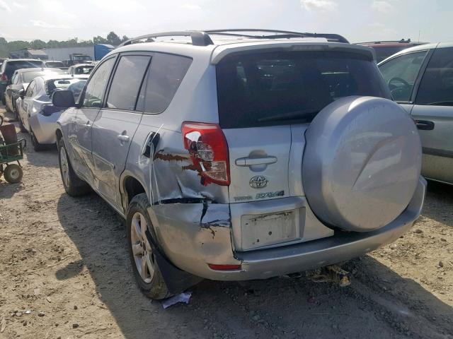 JTMZK31V186015502 - 2008 TOYOTA RAV4 LIMIT GRAY photo 3