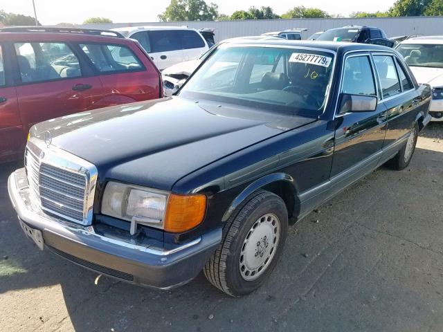 WDBCA39E5MA586039 - 1991 MERCEDES-BENZ 560 SEL BLACK photo 2