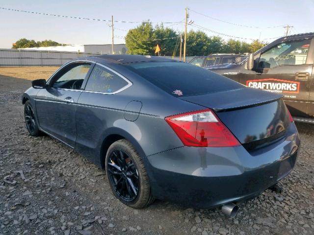 1HGCS2B84AA004006 - 2010 HONDA ACCORD EXL GRAY photo 3