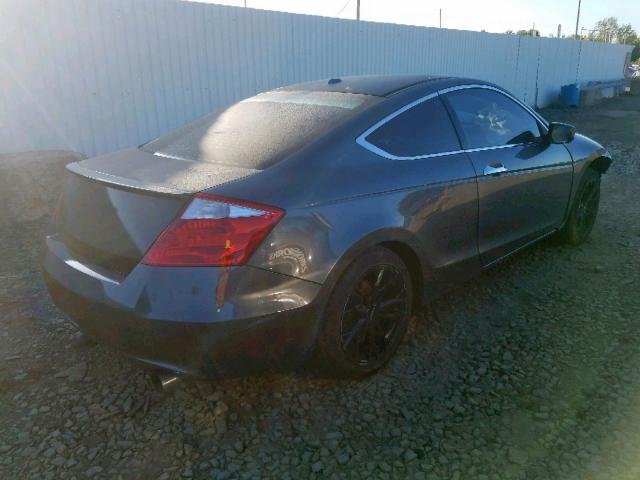 1HGCS2B84AA004006 - 2010 HONDA ACCORD EXL GRAY photo 4