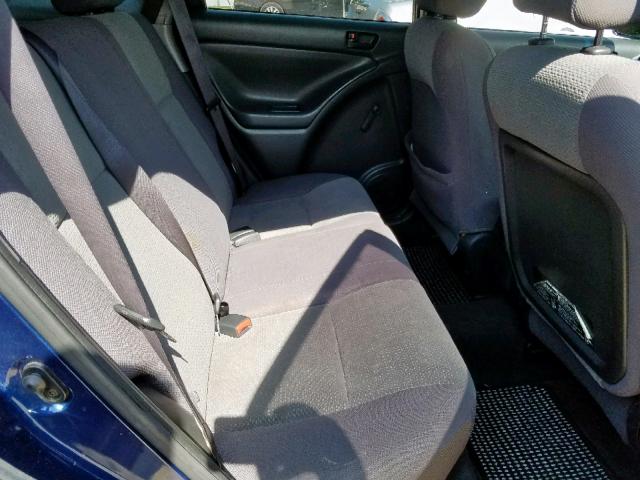 2T1KR32E73C099824 - 2003 TOYOTA MATRIX BLUE photo 6