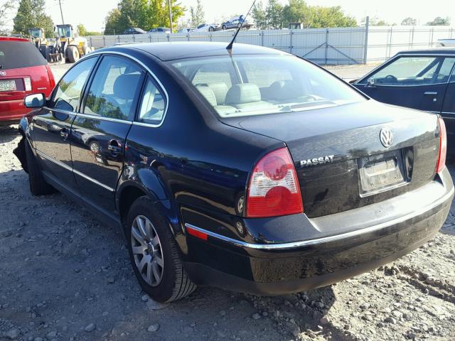 WVWPD63BX2P440594 - 2002 VOLKSWAGEN PASSAT GLS BLACK photo 3