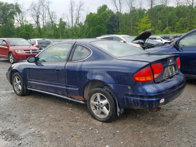 1G3NK12T01C268382 - 2001 OLDSMOBILE ALERO GX BLUE photo 3