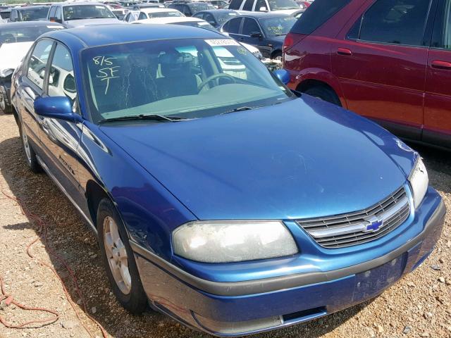 2G1WH52K239197917 - 2003 CHEVROLET IMPALA LS BLUE photo 1