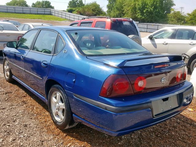 2G1WH52K239197917 - 2003 CHEVROLET IMPALA LS BLUE photo 3