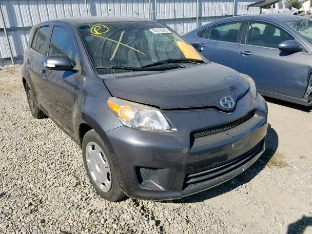 JTKKU4B42AJ051377 - 2010 TOYOTA SCION XD GRAY photo 1