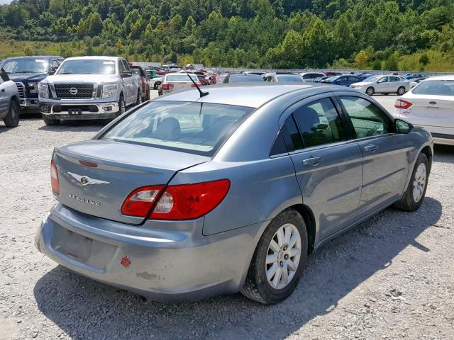 1C3LC46K48N186665 - 2008 CHRYSLER SEBRING LX BLUE photo 4