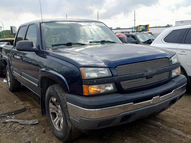 2GCEK13T951115302 - 2005 CHEVROLET SILVERADO BLUE photo 1