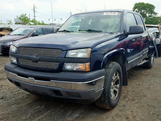 2GCEK13T951115302 - 2005 CHEVROLET SILVERADO BLUE photo 2