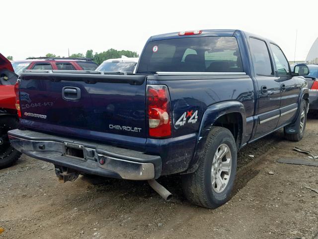 2GCEK13T951115302 - 2005 CHEVROLET SILVERADO BLUE photo 4