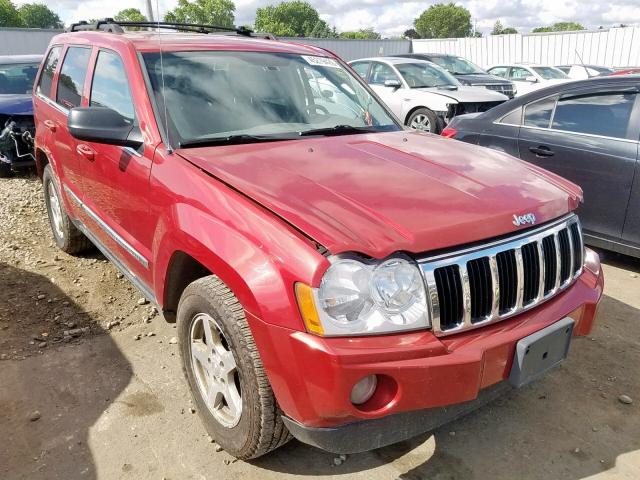 1J4HR58N36C304530 - 2006 JEEP GRAND CHER RED photo 1