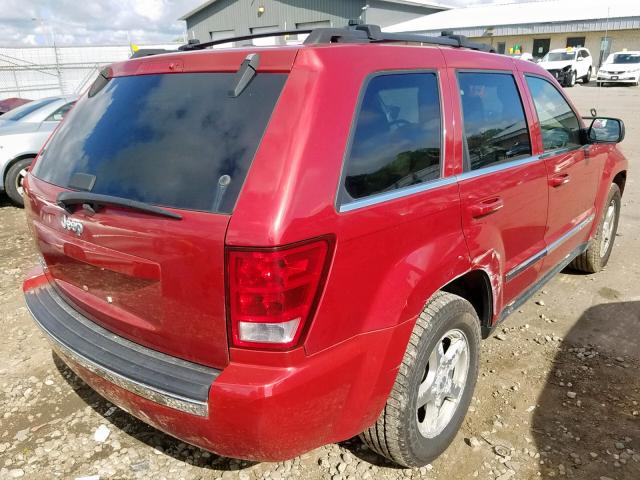 1J4HR58N36C304530 - 2006 JEEP GRAND CHER RED photo 4