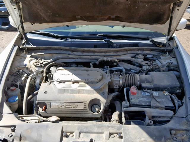 1HGCP36848A020105 - 2008 HONDA ACCORD EXL WHITE photo 7