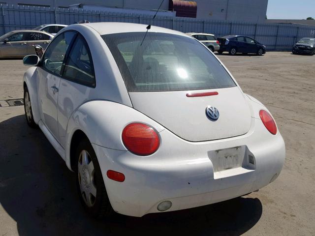 3VWCK21C01M442297 - 2001 VOLKSWAGEN NEW BEETLE თეთრი ფოტო 3